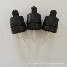 Pipette en plastique pour bouteille cosmétique (ND09)